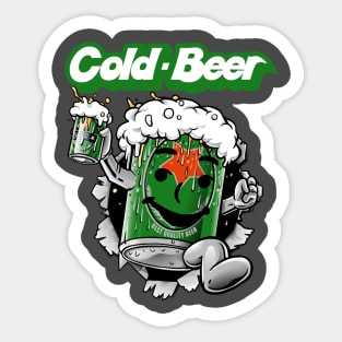 Cold Beer Sticker